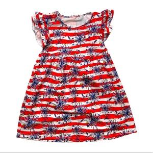 4T or 5T Girls Lilly Fireworks Dress